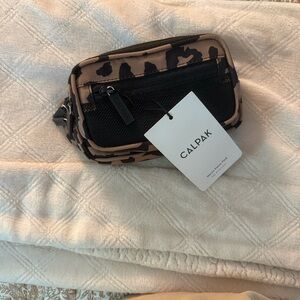 CALPAK Leopard Print Fanny pack